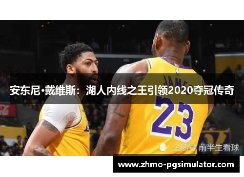 安东尼·戴维斯：湖人内线之王引领2020夺冠传奇
